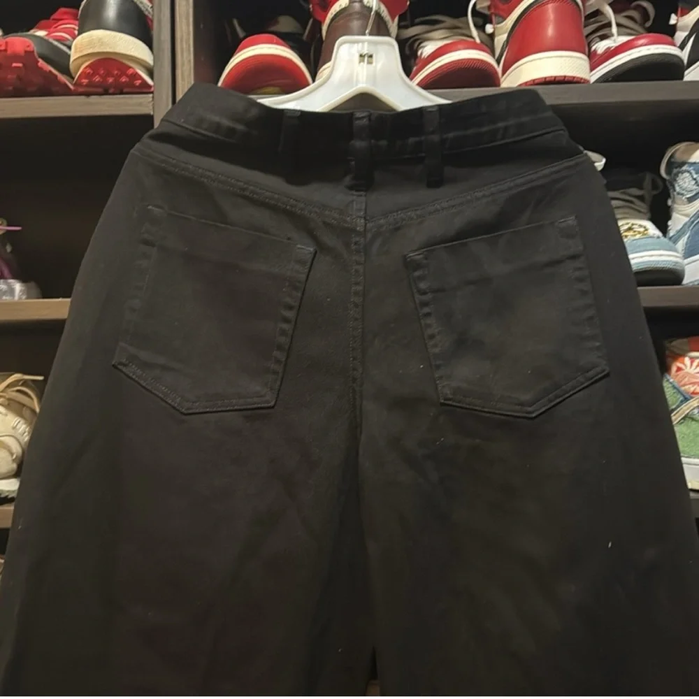 Ruadh Black Wide Leg Jeans Size 29 - Picture 7 of 8